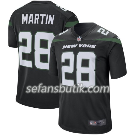 New York Jets Tröjor Curtis Martin 28 Nike Svart - Herr New York Jets Tröjor Curtis Martin 28 Nike Svart - Herr